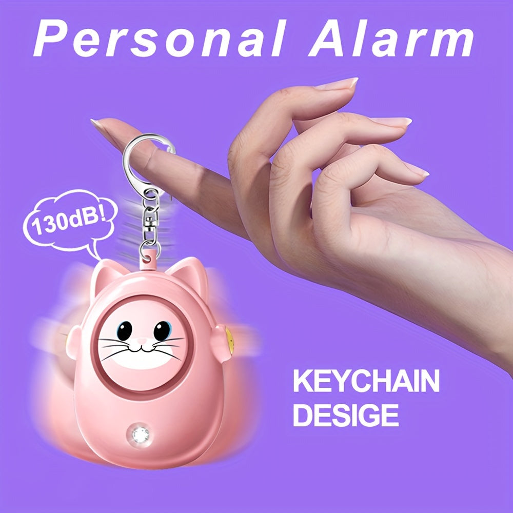 1pc Personal Safety Alarm For Women, 130 DB Loud Self Siren With LED Strobe Light, Personal Security Safe Device, Alarms For Women Elderly